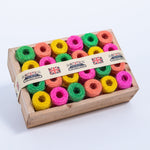 Crate of 24 Mini Neon Spools