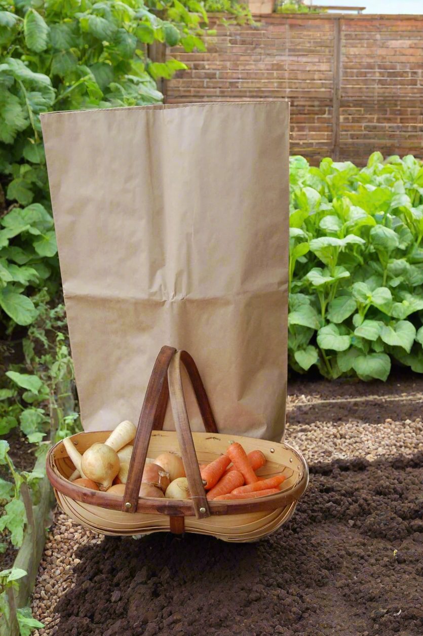 Paper Storage Sack; 3ply block bottom. Ideal for vegetables